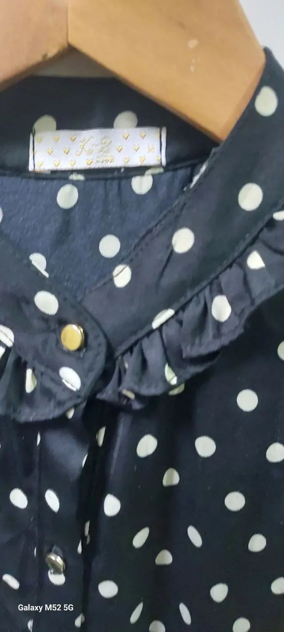 Camisa linda em poá - Foto 4