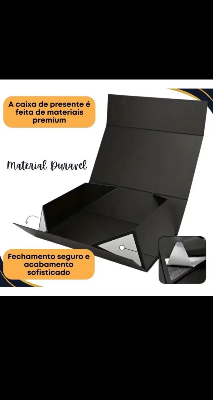 Caixa presente com ímã (15 unidades)
