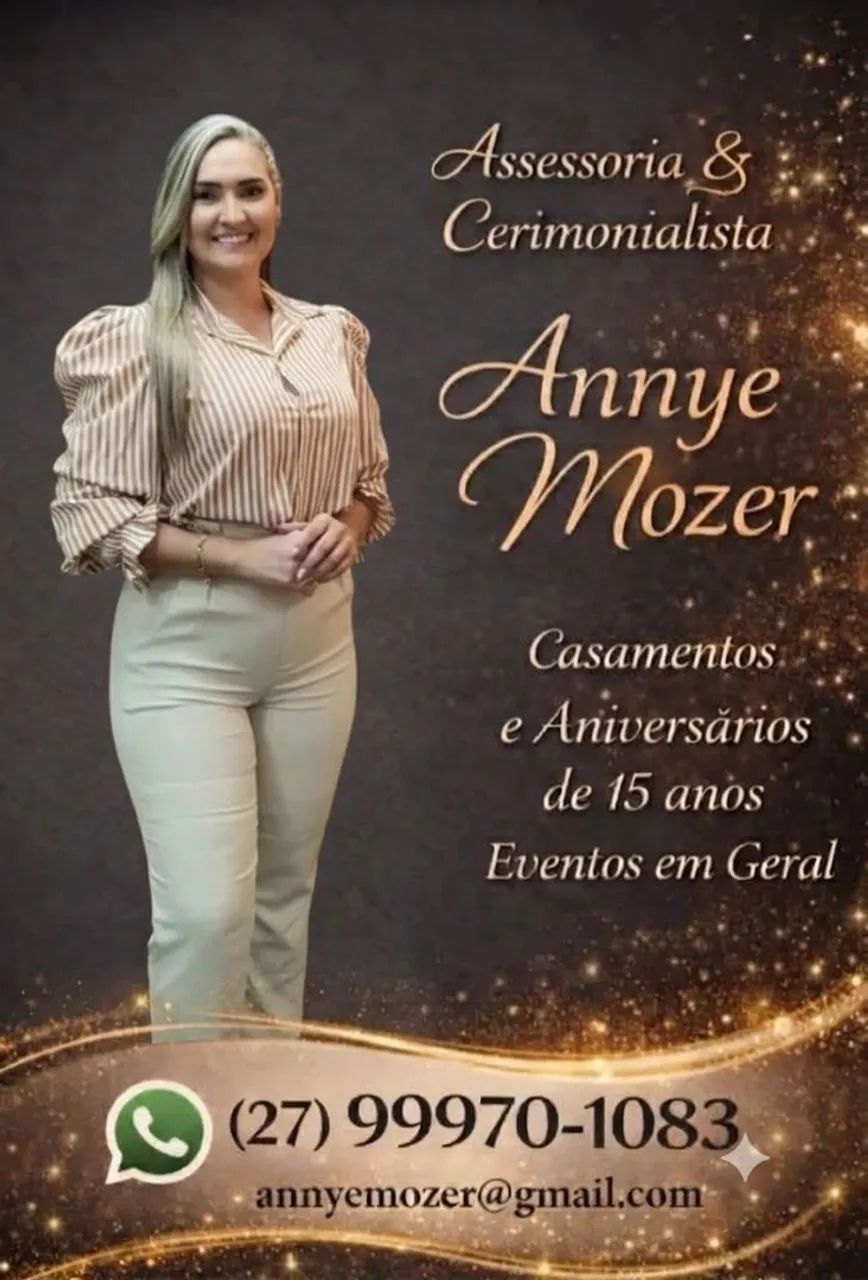 Cerimonialista, Mestre de Cerimônia e Eventos em Geral 