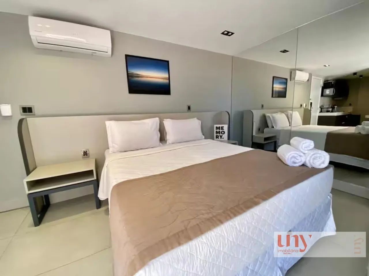 Flat mobiliado com 24 m² na beira mar do Cabo Branco - Foto 3