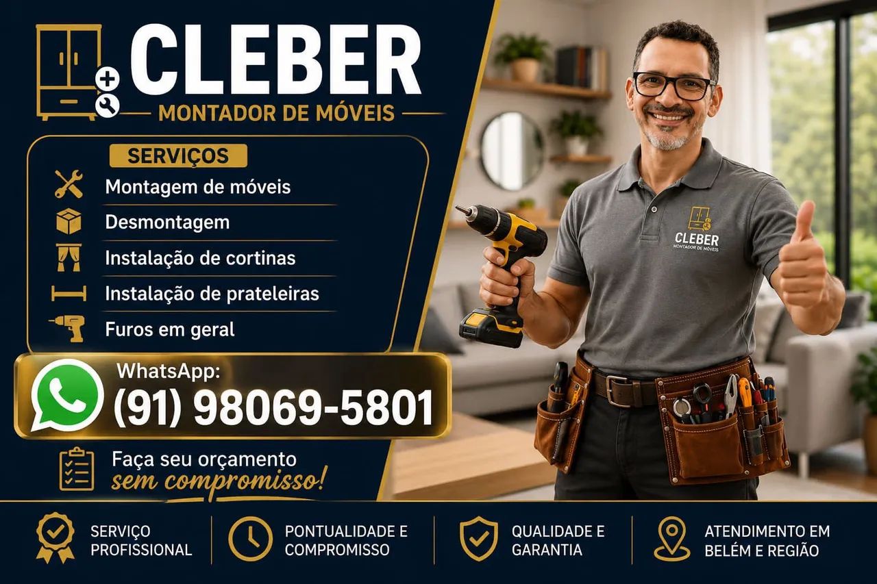 Clleber  Montador de móveis 
