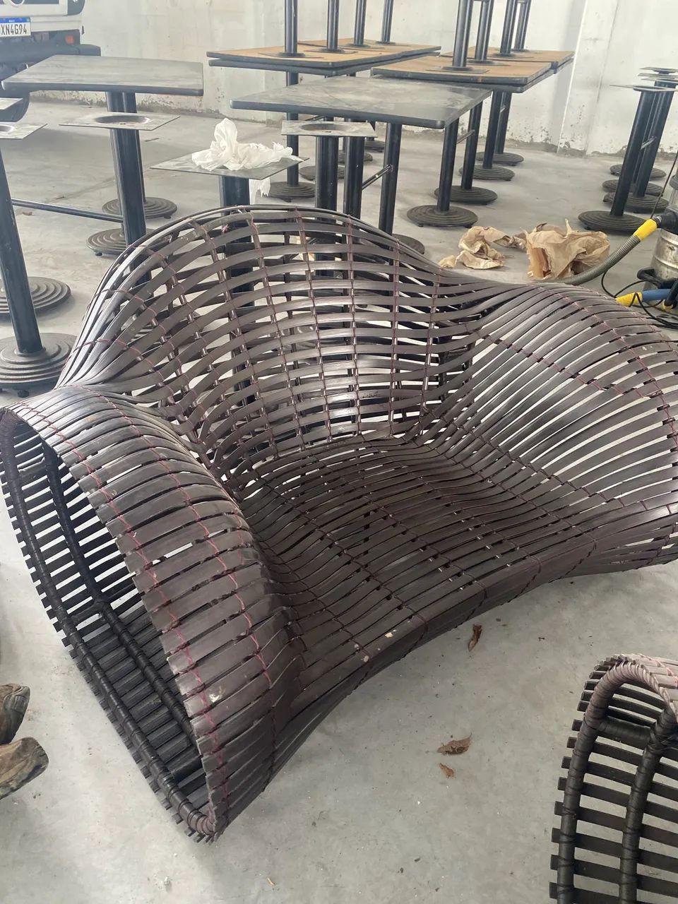 Jogo de poltronas e mesa pra área externa - Foto 3