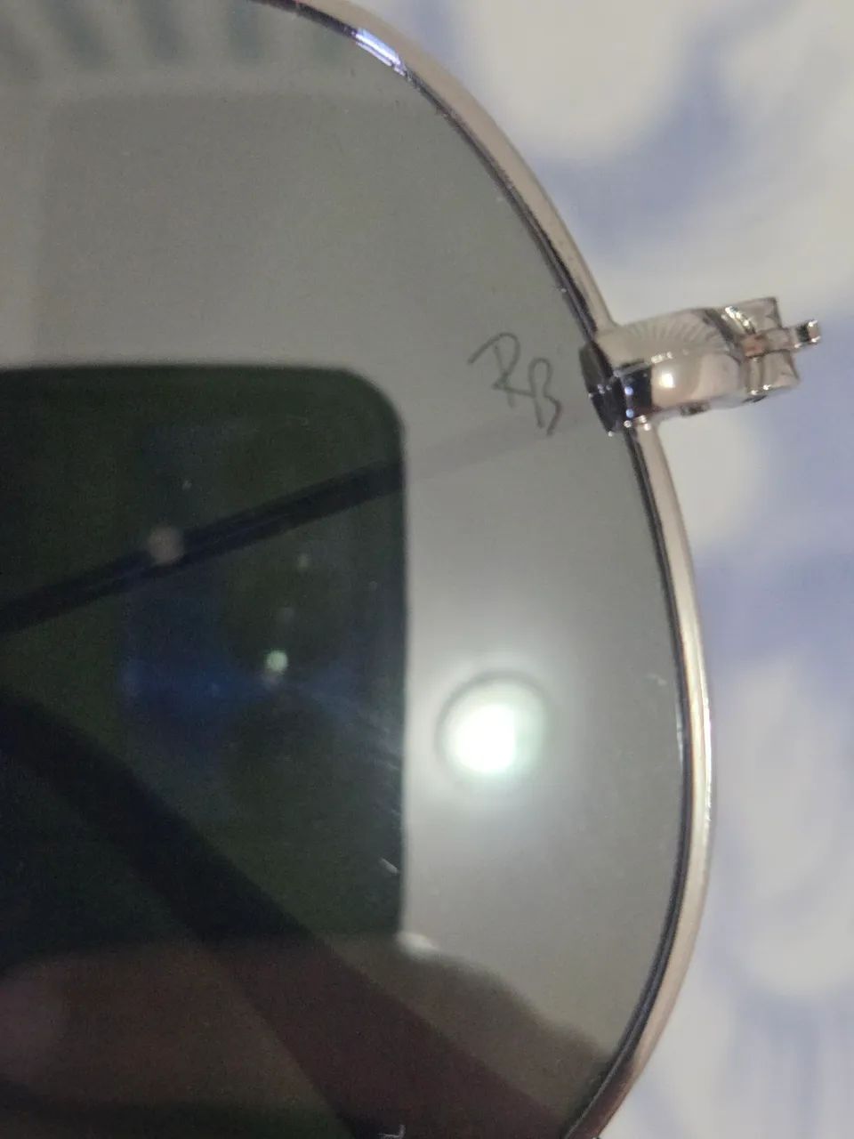 Óculos RayBan aviador. Na caixa, com case de proteção e manual. - Foto 4