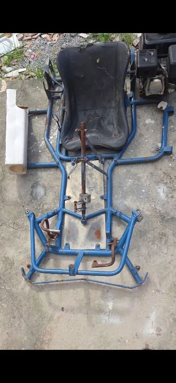 Chassi e motor para kart - Foto 2
