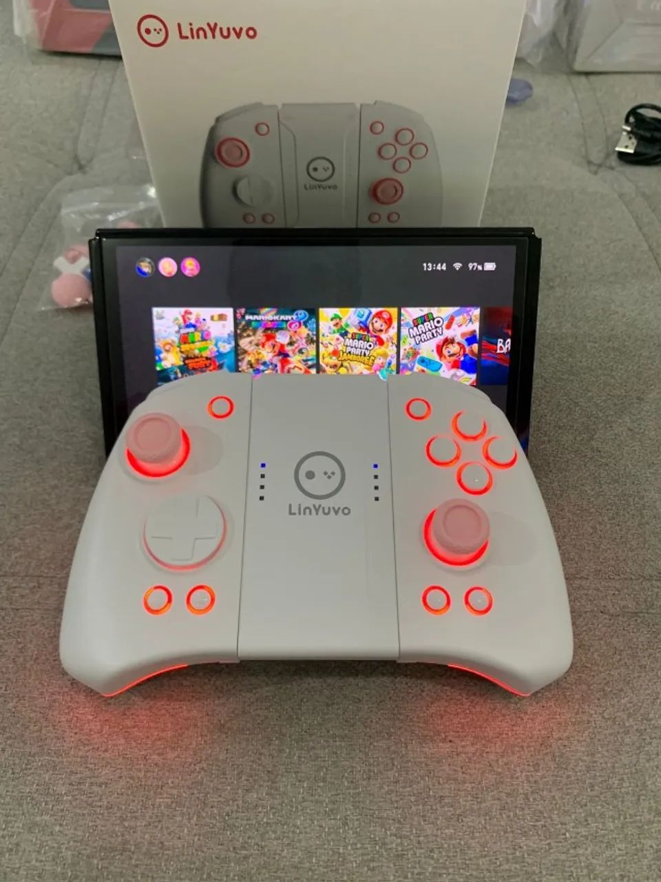 CONTROLE BLUETOOTH NINTENDO SWITCH KS33 - Foto 4