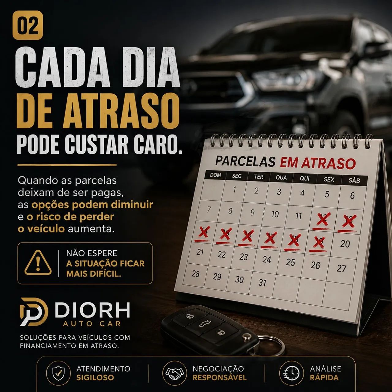 Não deixe banco buscar seu veículo  - Foto 3