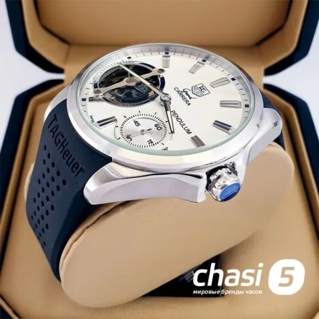 RELOGIO TAG HEUER PENDULUM PRATA 45MM - Foto 2