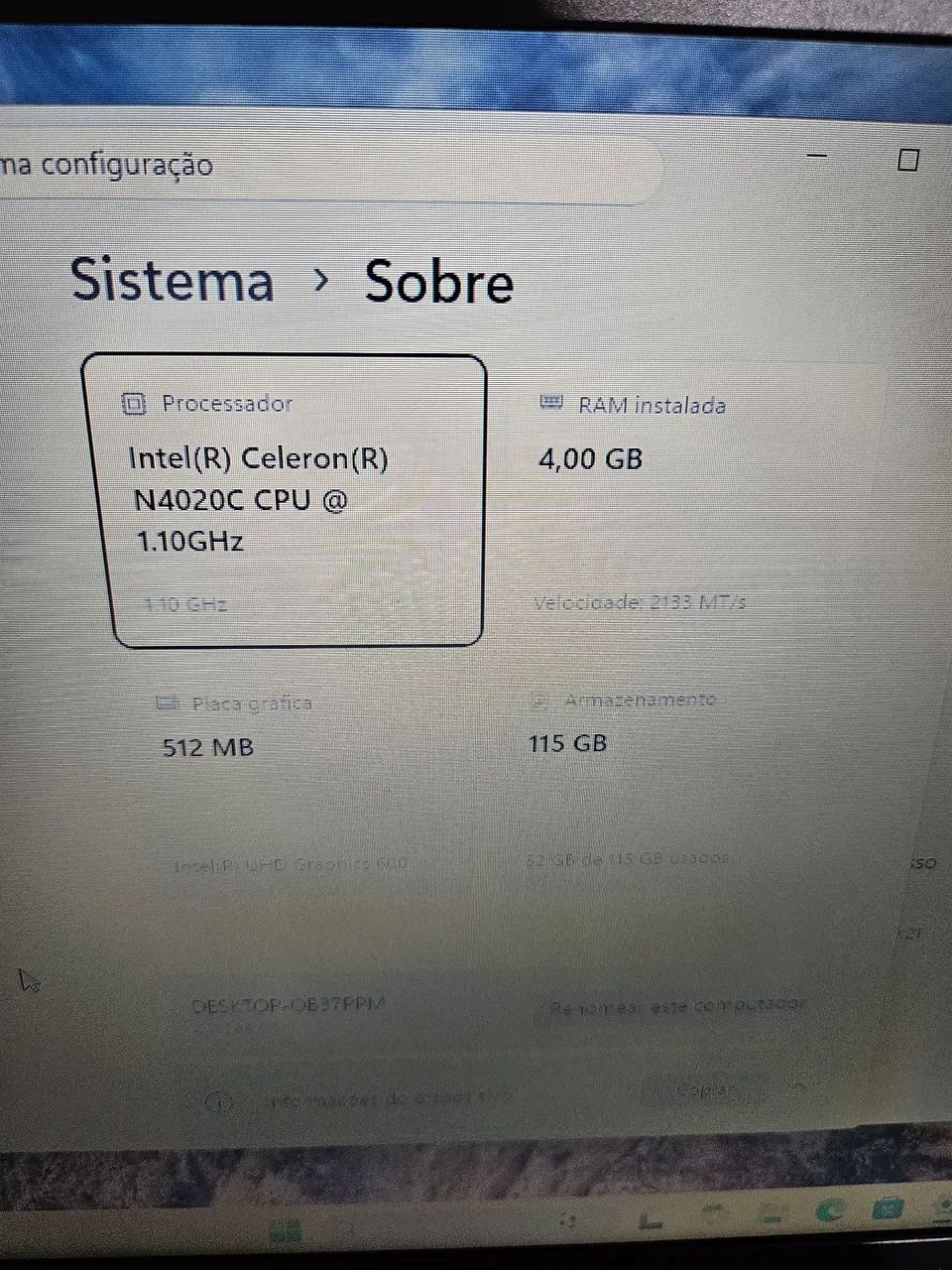 Notebook 5g Semi-novo Garantia 3meses e Nota ótimo pra Estudos e Trabalhos - Foto 4