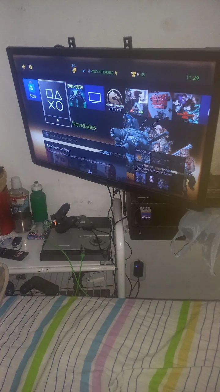 Ps4 1t adaptado e tv 32 polegadas  - Foto 3