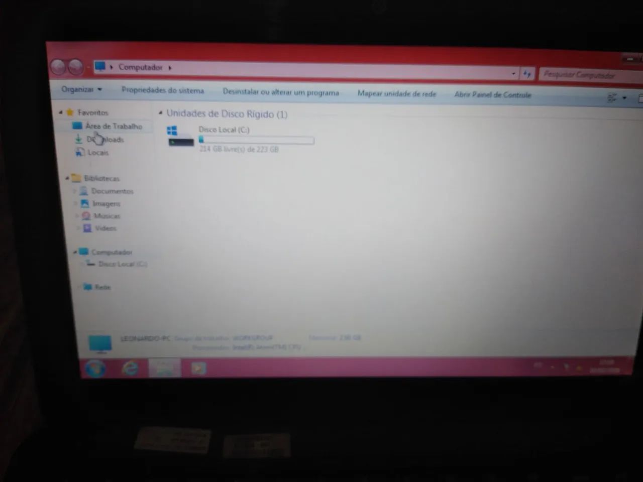 Netbook Hp Mini W7 lite HD SSD de 240 - Foto 3