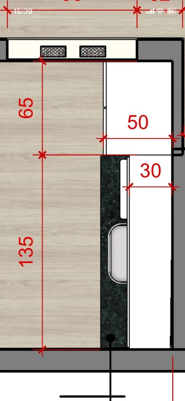 Armário para Copa Completo com Aéreos e Torre Lateral em MDF Branco TX - Foto 2