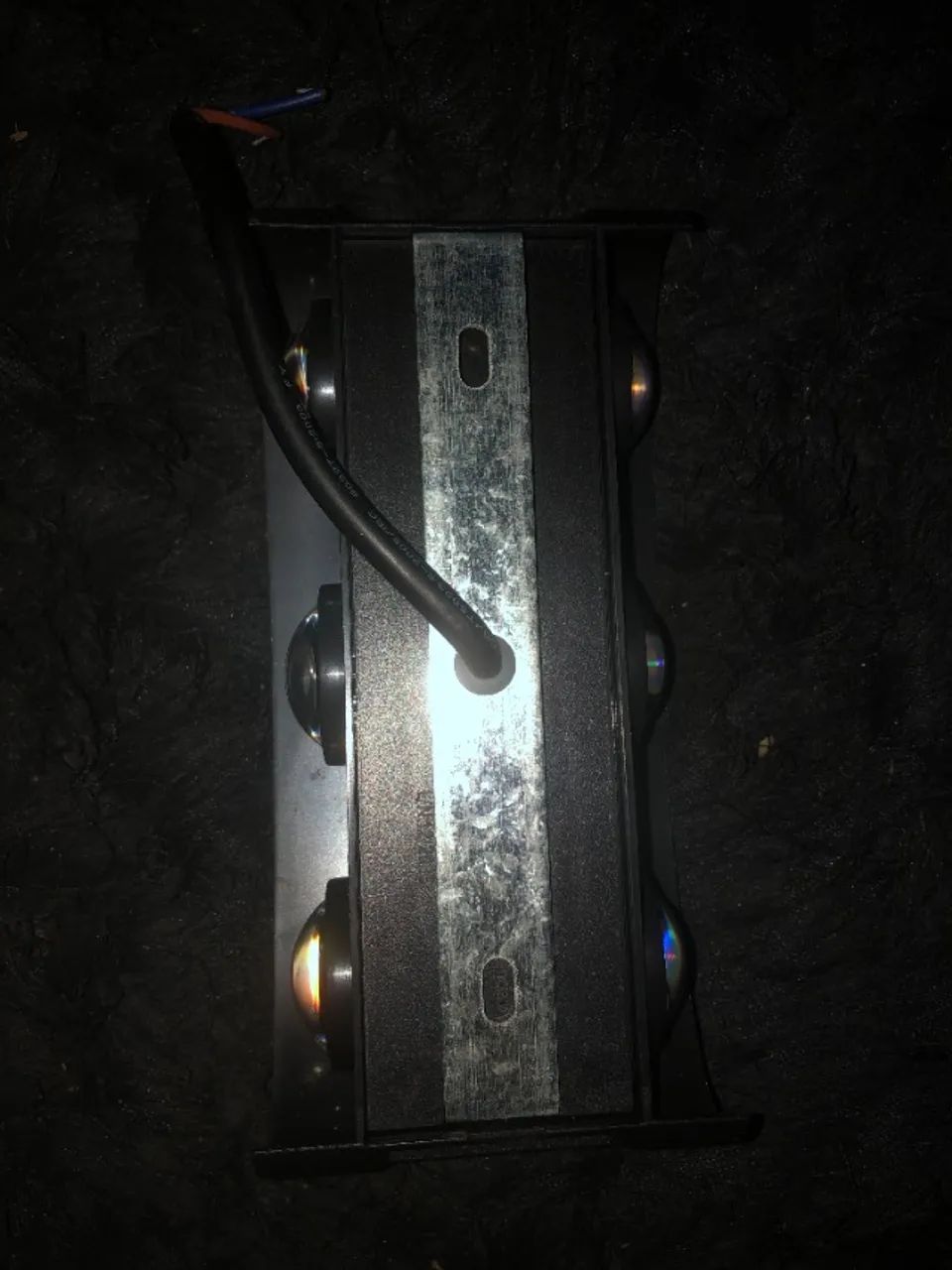 iluminaria de parede chique preta  - Foto 3