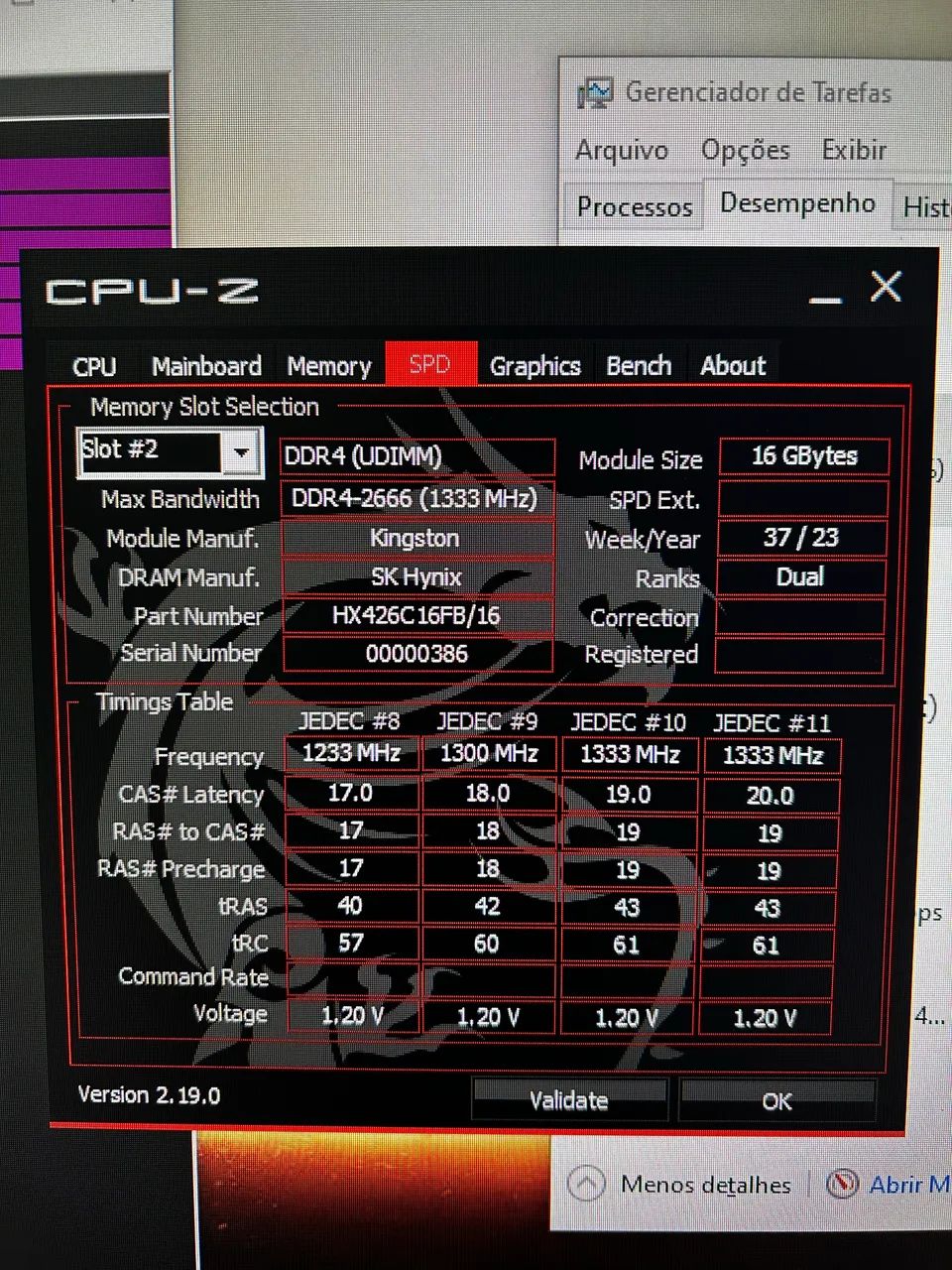 Memória RAM DDR4 Hyperx 16GB - Foto 3