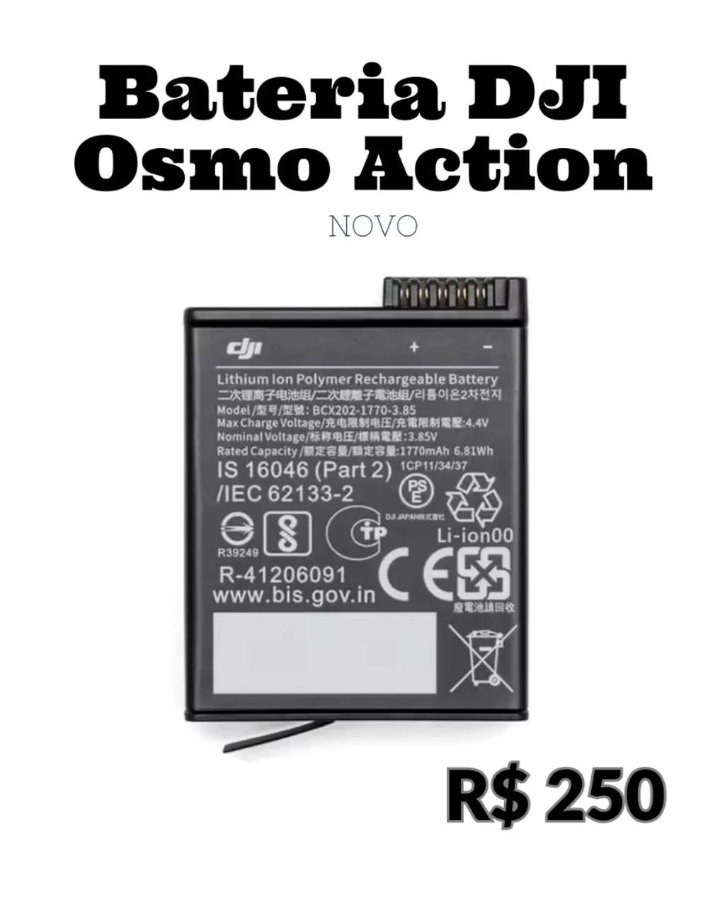 Bateria Osmo Action