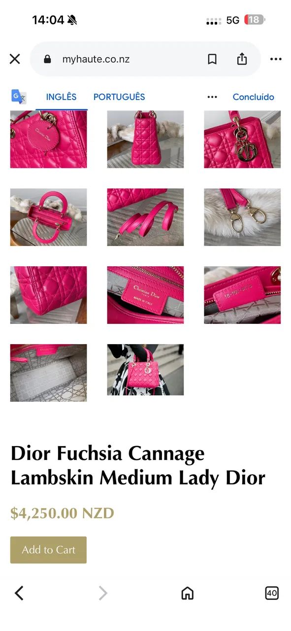 BOLSA LADY DIOR ORIGINAL - Foto 2