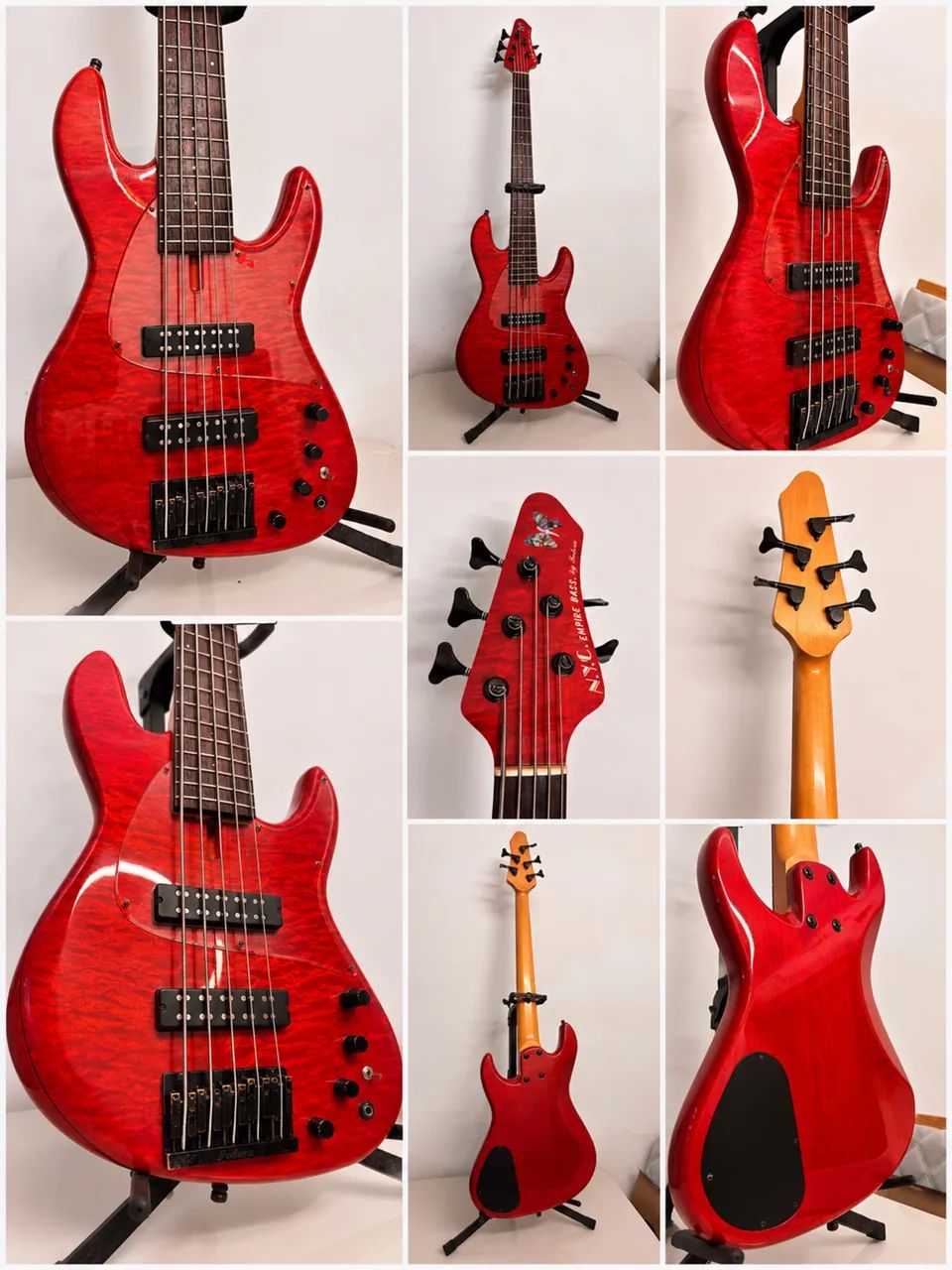 Baixo Fodera NYC empire bass deluxe 5 cordas - Instrumentos