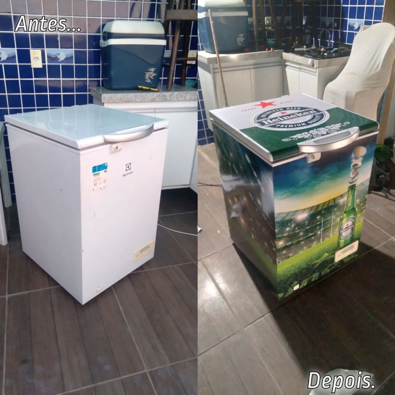 Plotagem de Geladeiras - Envelopamento de Eletrodomésticos  - Foto 4