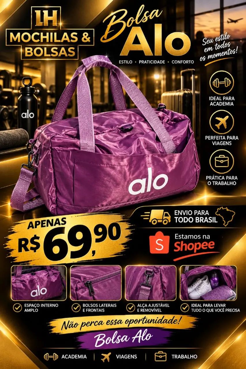 Bolsa para Academia e Viagem  - Foto 3