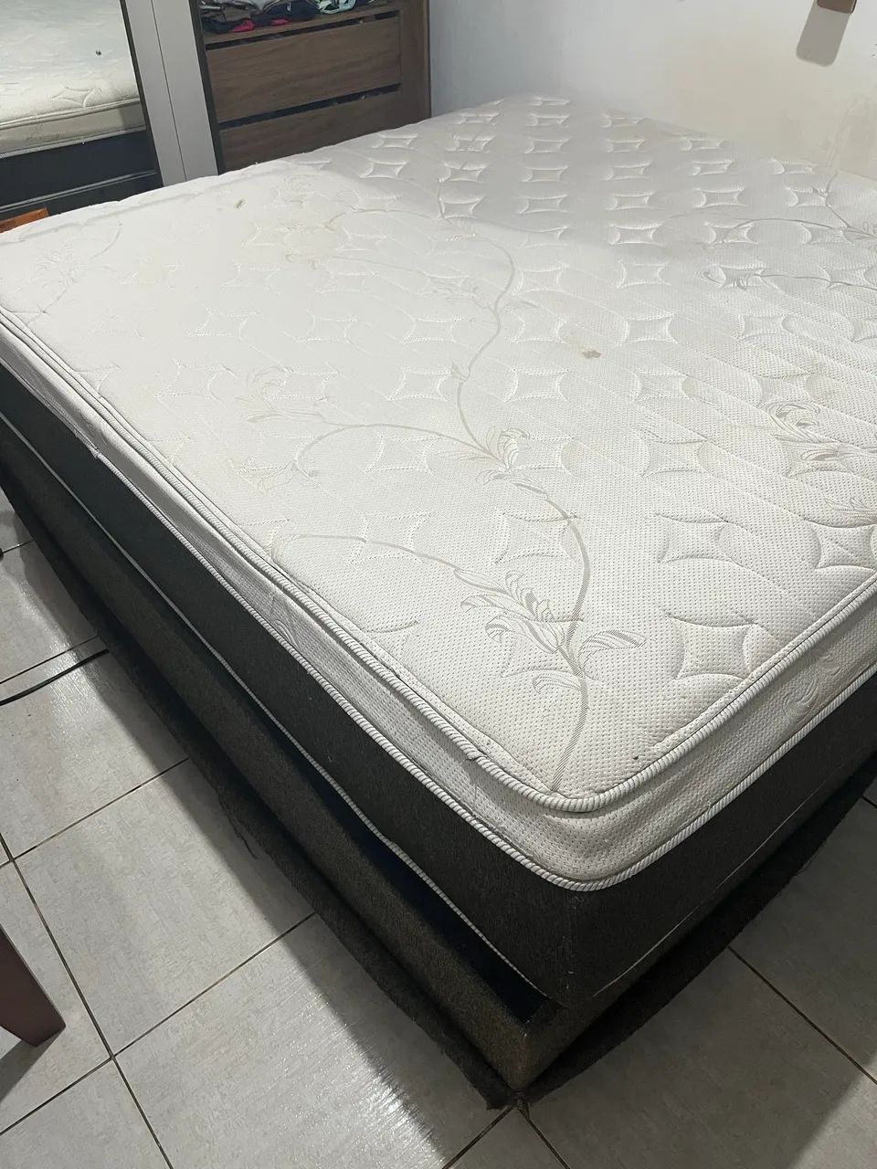 Cama Super King Completa - Excelente Estado - Foto 4