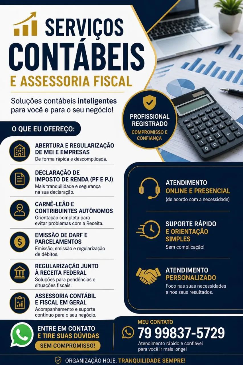 Serviços Contábeis e Assessoria Fiscal | Contador Autônomo