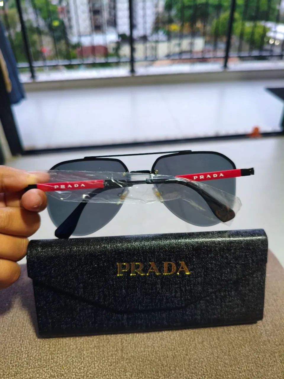 Óculos PRADA Masculino Original - Foto 4