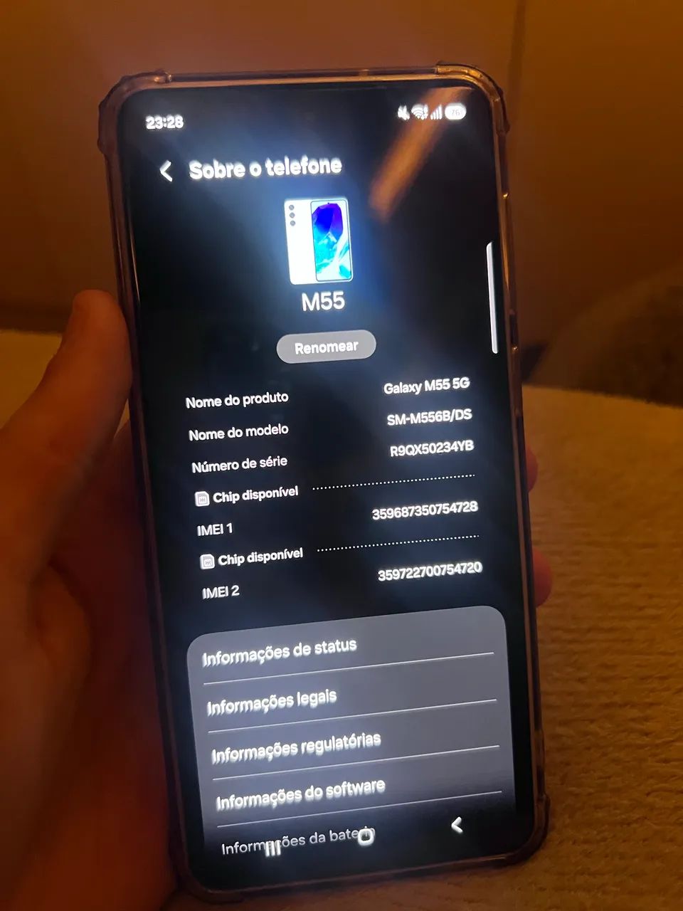 Samsung M55 seminovo - Foto 3