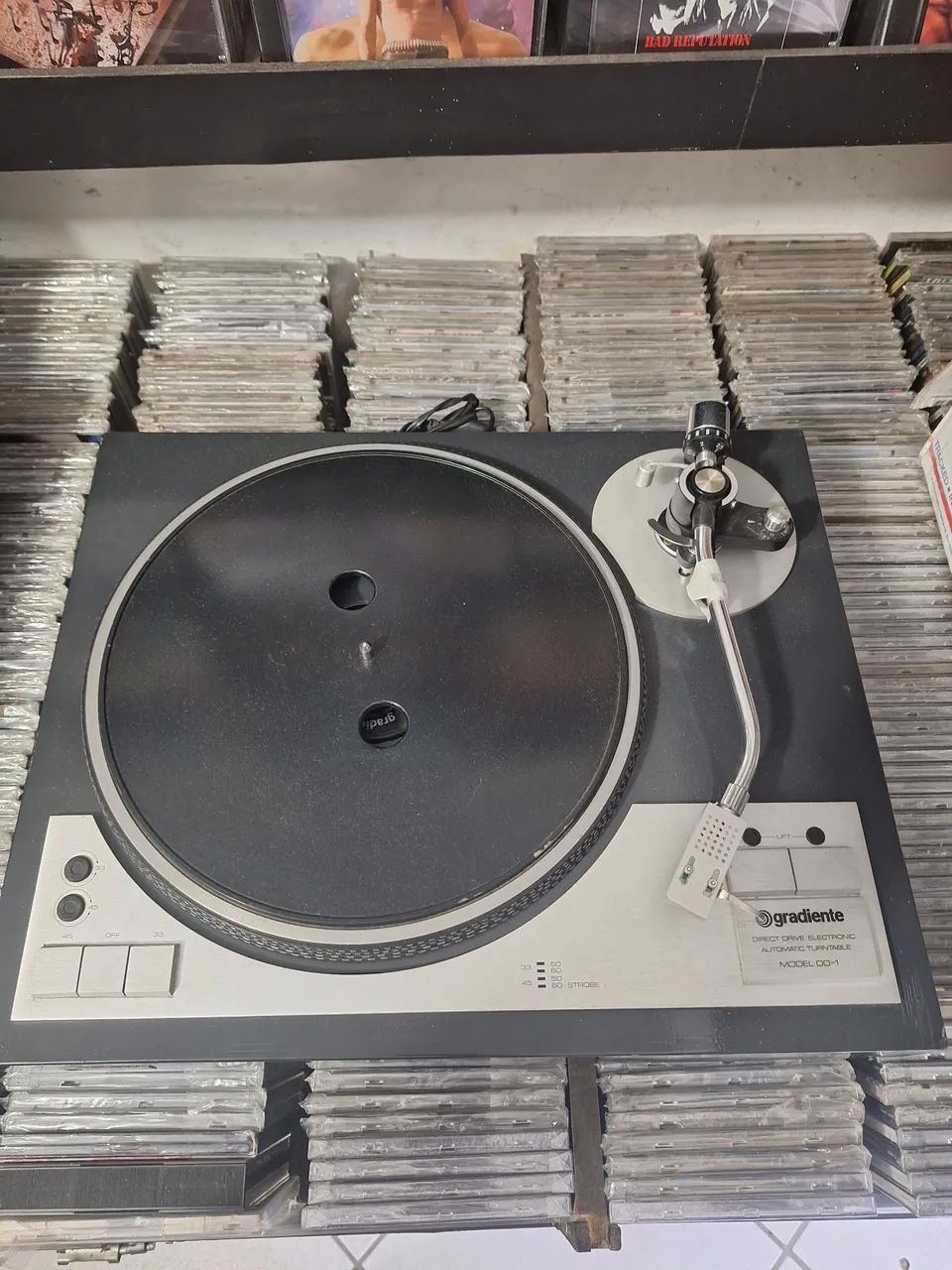 Toca discos gradiente dd1 precisa de ajustes 