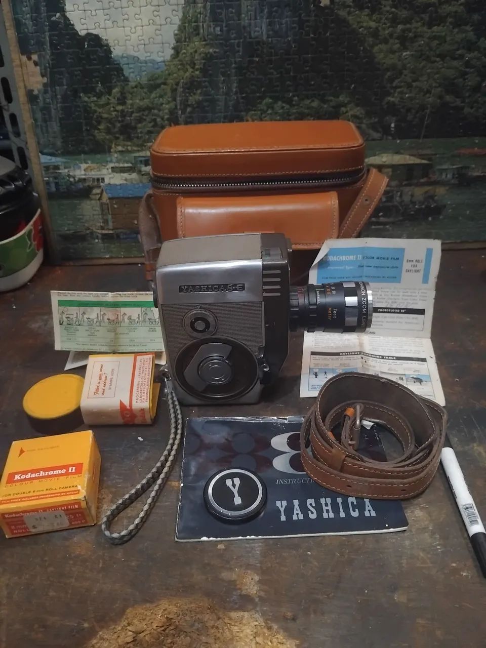 Filmadora Yashica 8 E Reflex Zoom.
