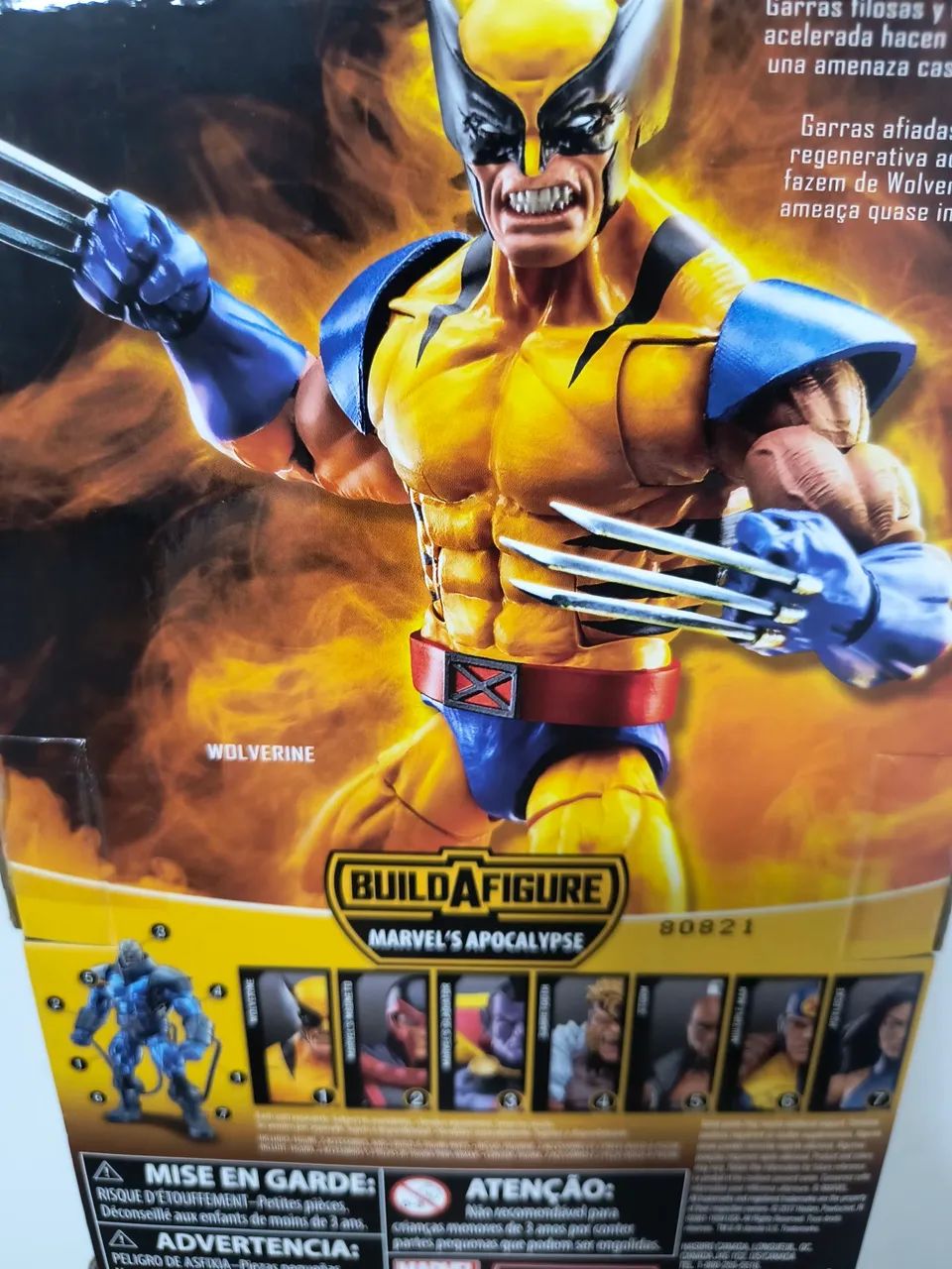 Wolverine Marvel legends series Apocalypse na caixa. - Foto 4