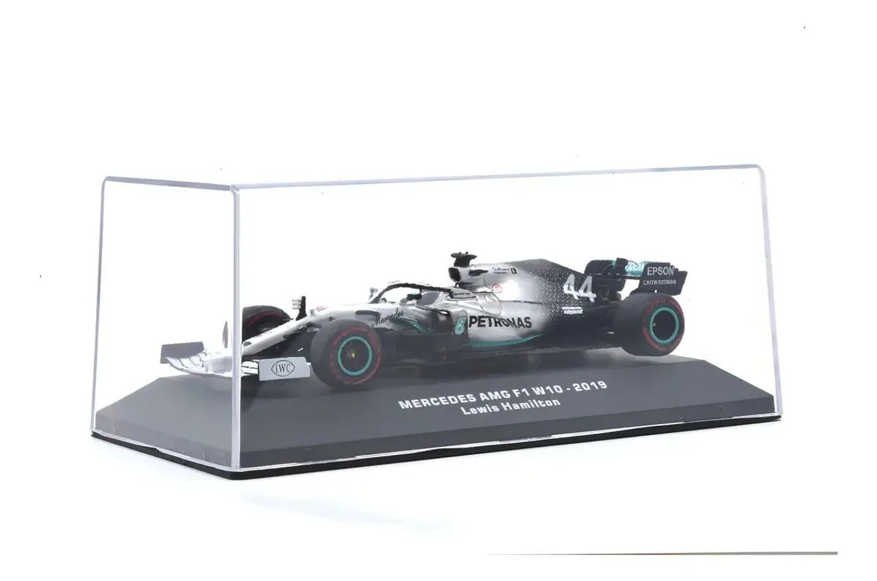 Miniatura Formula 1 Lewis Hamilton 2019 Mercedes - Foto 4
