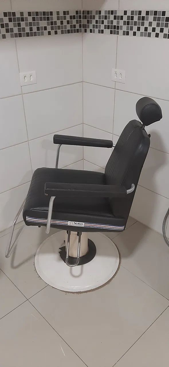 Cadeira regulável e lavatório de cabelo em perfeito estado - Foto 3