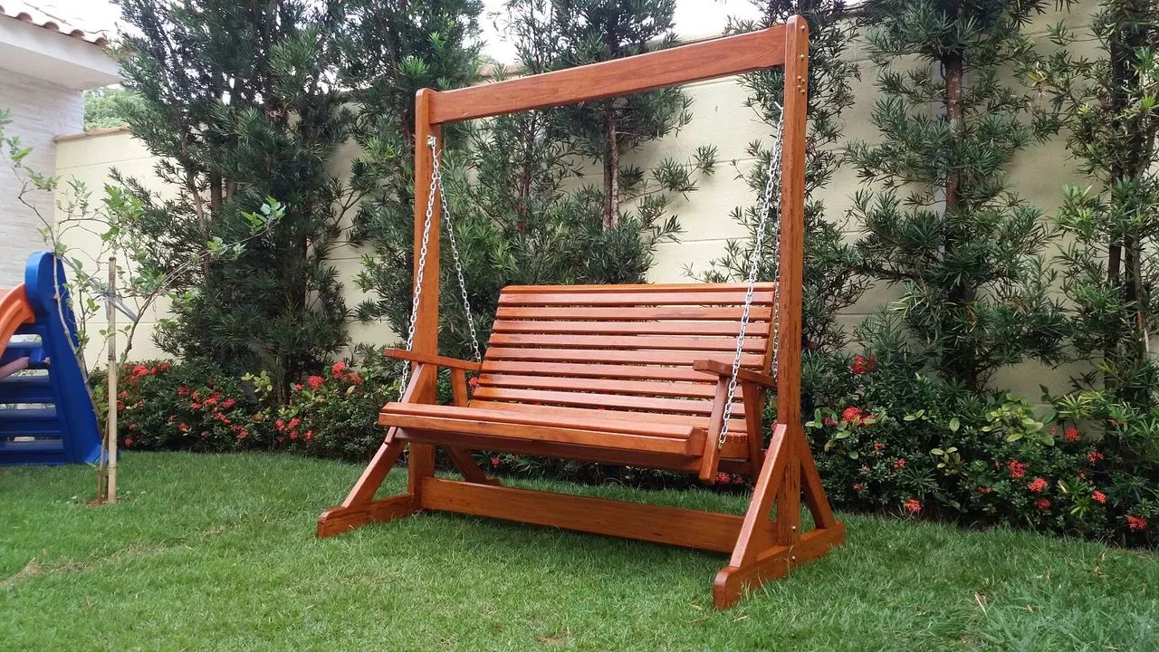 Balanço em madeira Maciça  - Foto 5