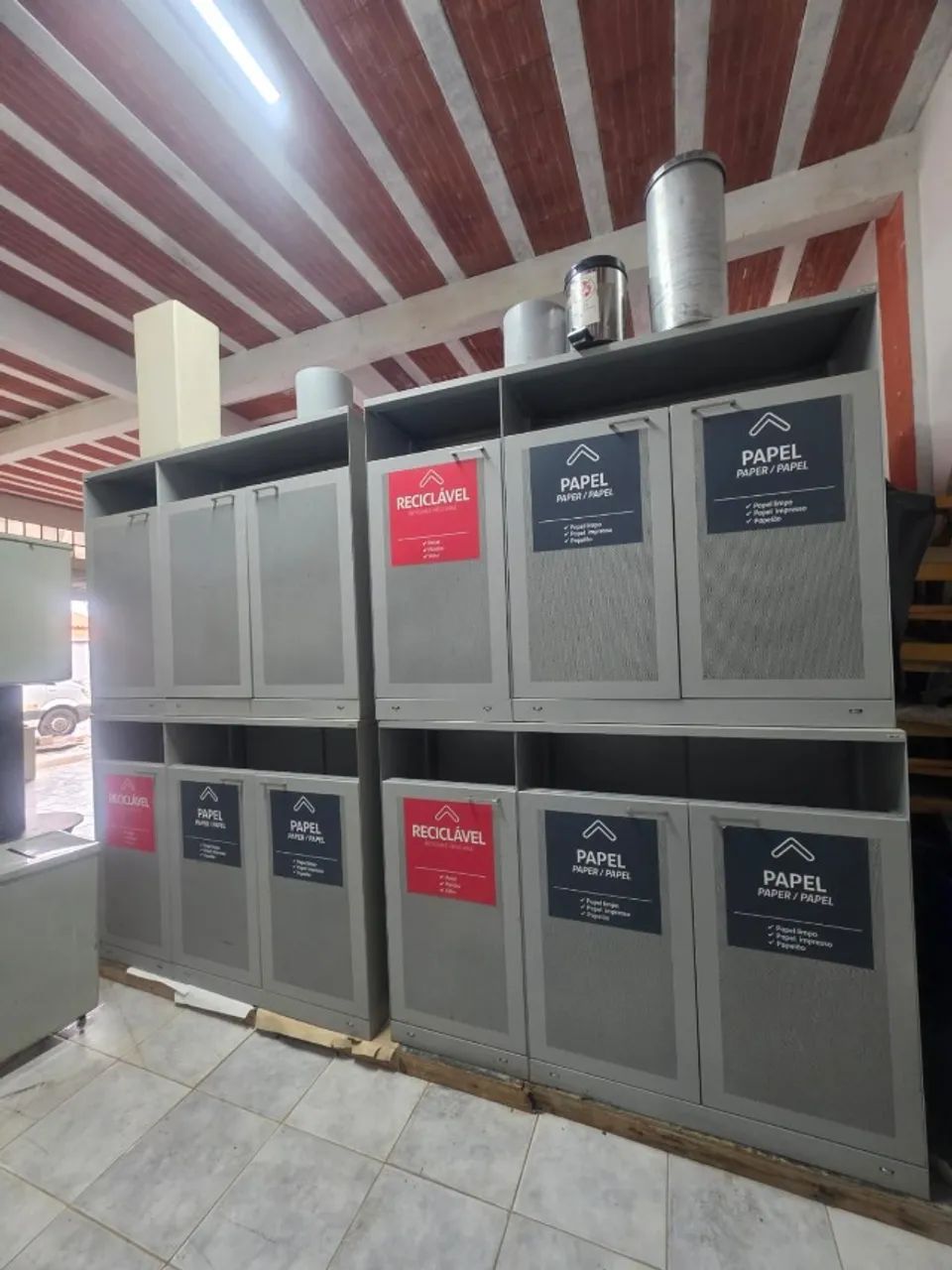 Lixeira Seletiva Securit 