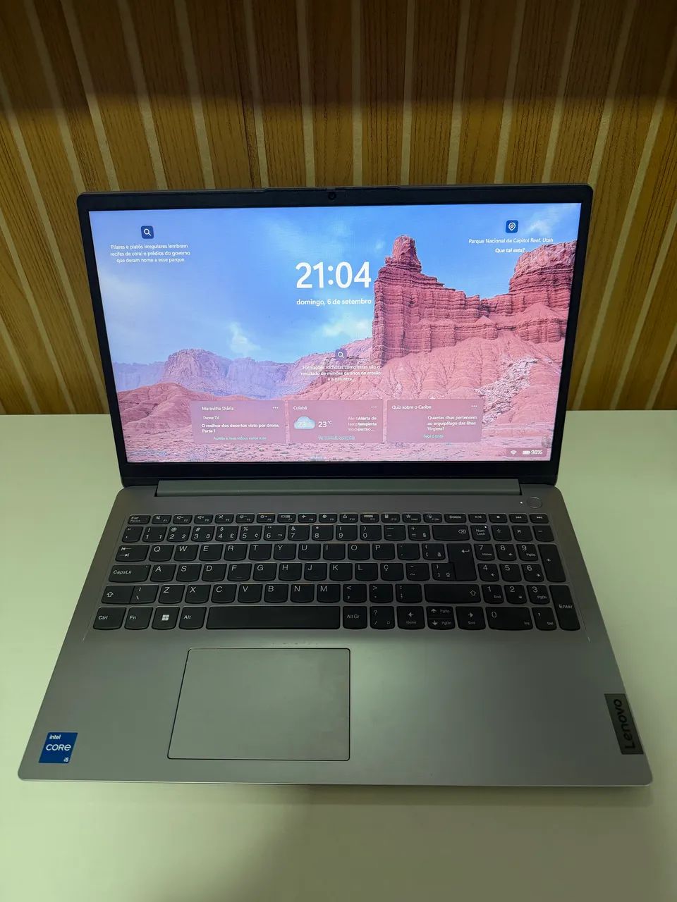 Notebook Lenovo IdeaPad 1i - Core i5 12ª geração, 8 GB RAM, SSD 512 GB