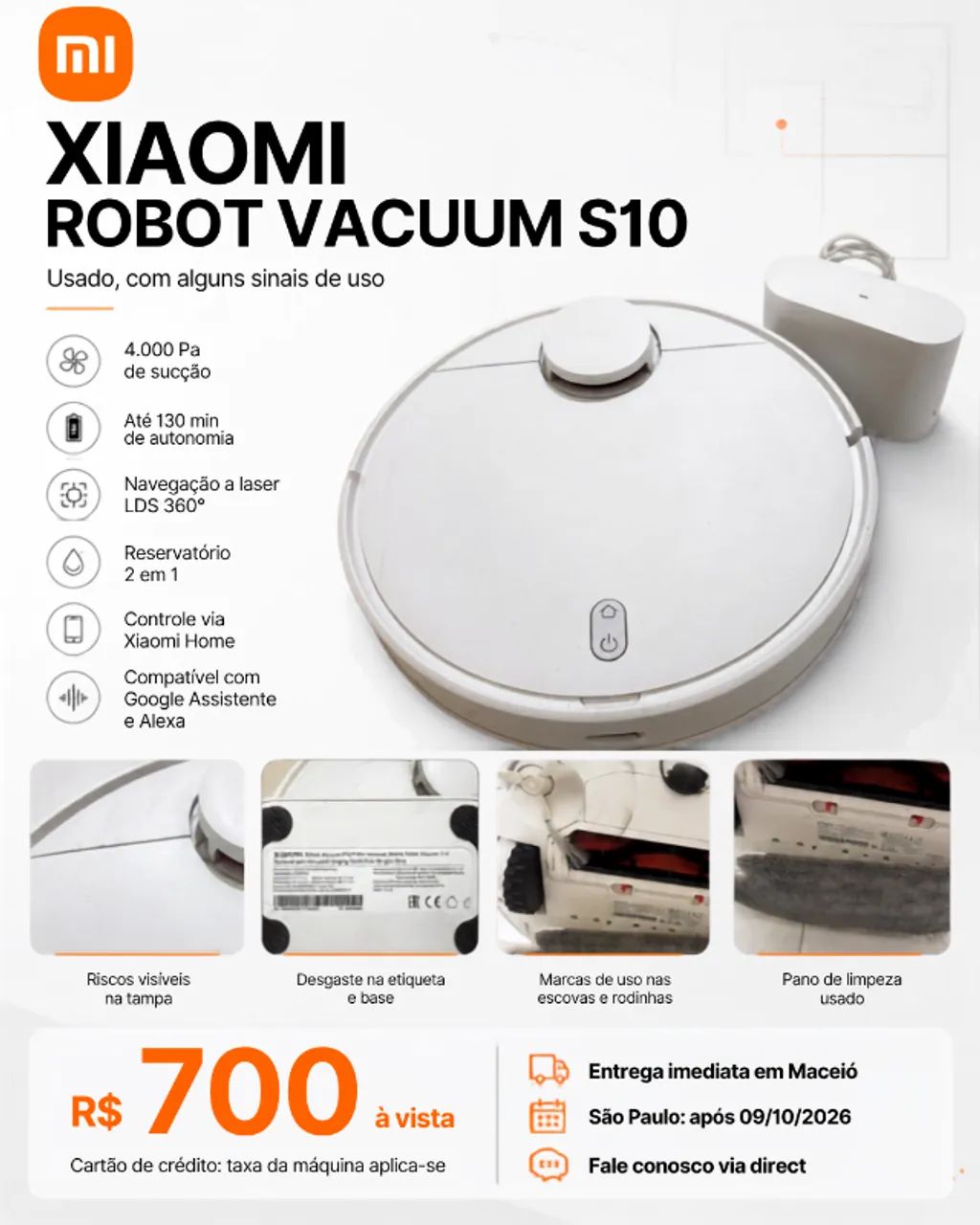 Xiaomi Robot Vacuum S10 - Foto 4