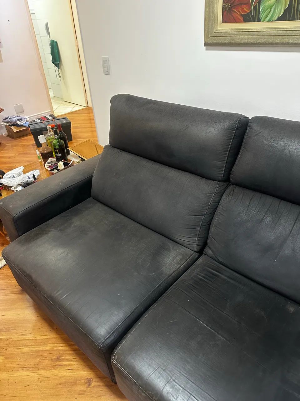 Vendo sofá retrátil 3 lugares  - Foto 2