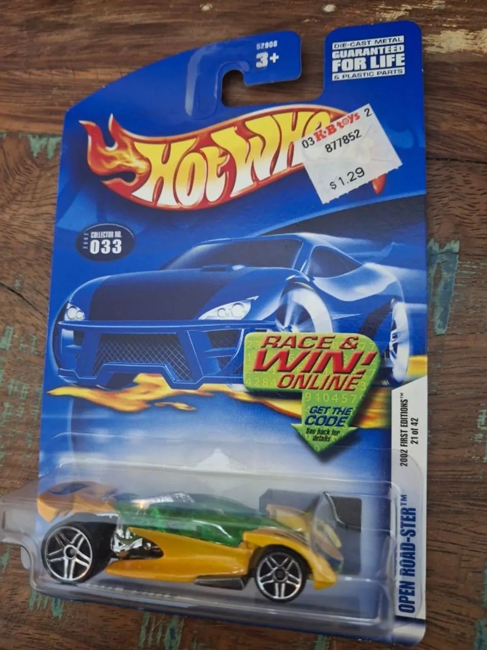 Hot Wheels Mainline 2002 Open Road-Ster 033 - Foto 5