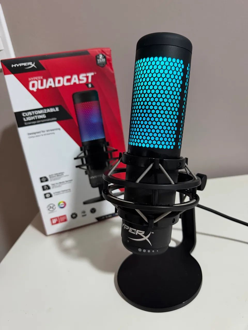 Microfone QuadCast S HyperX