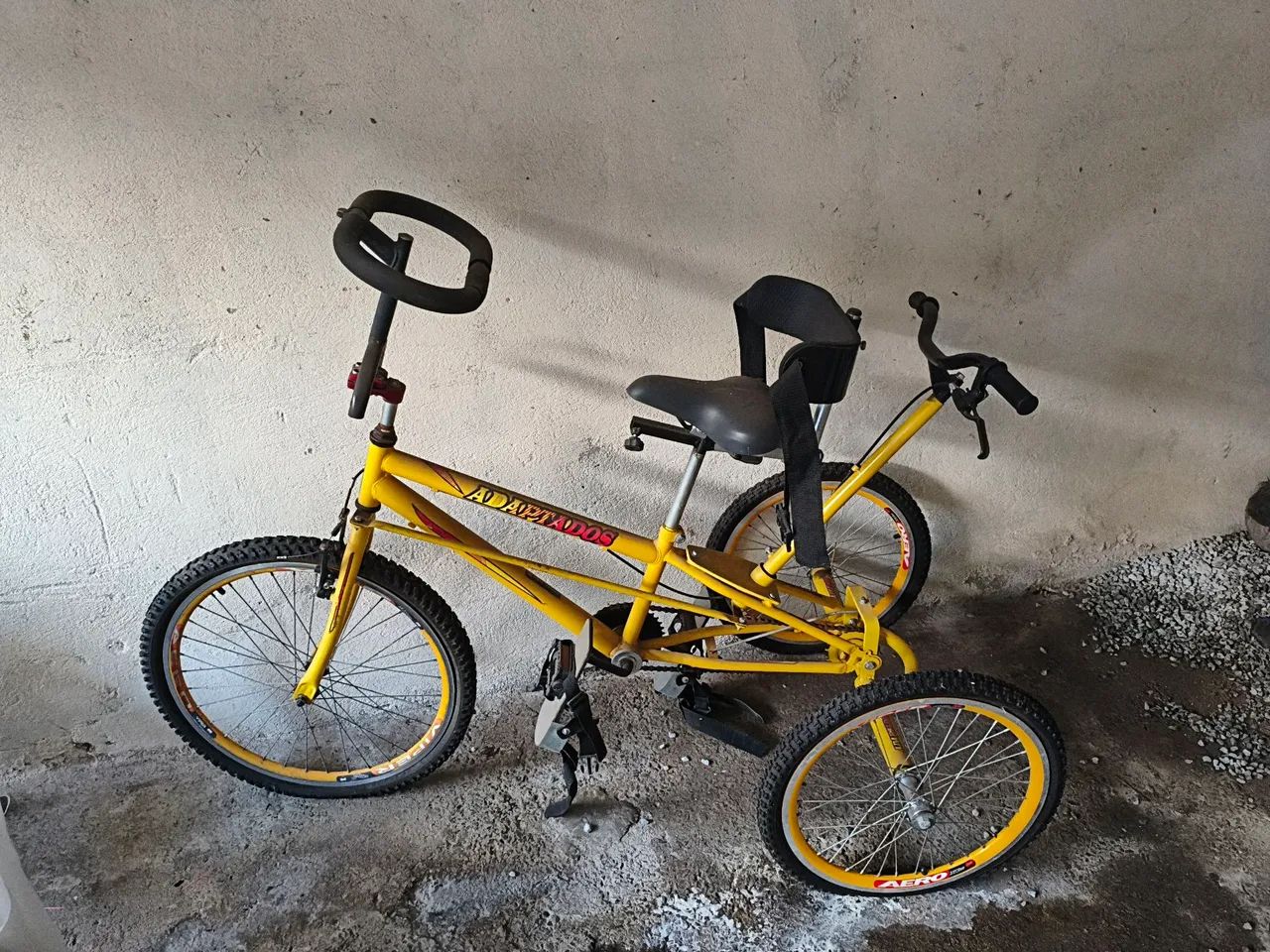 Bicicleta adaptada para crianças especial 