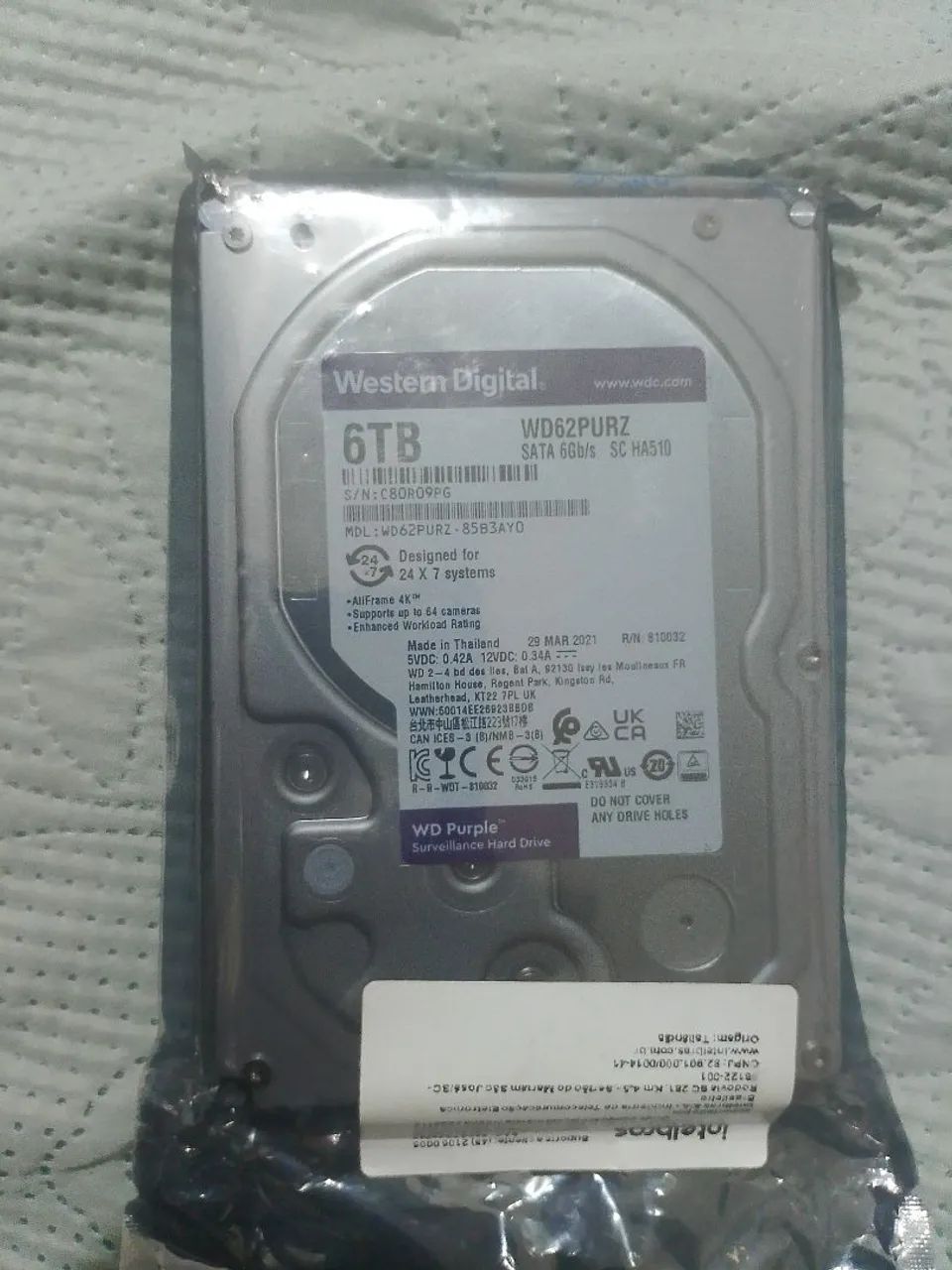 HD 6tera Intelbras 
