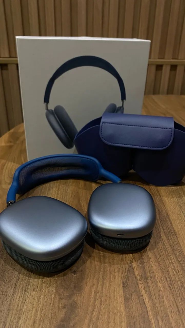 Air Pods Max com caixa