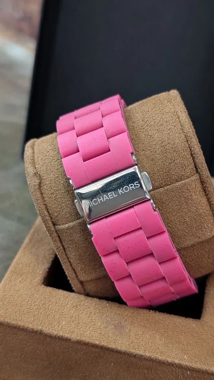 Relógio Michael Kors Feminino Pink - Foto 3