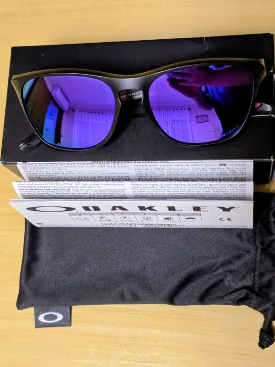 Oculos Oakley ManorBurn Violet Prizm - Foto 2