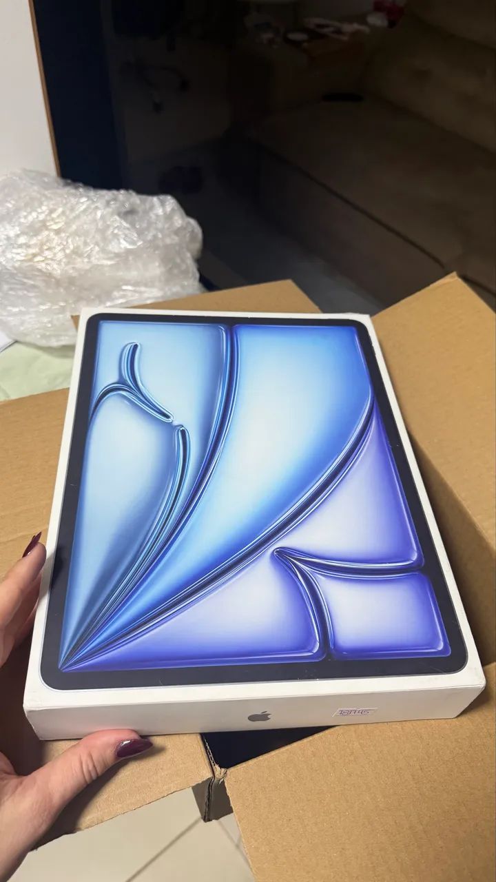 iPad Air 13 (M3) Wi-Fi Azul NA CAIXA  - Foto 5