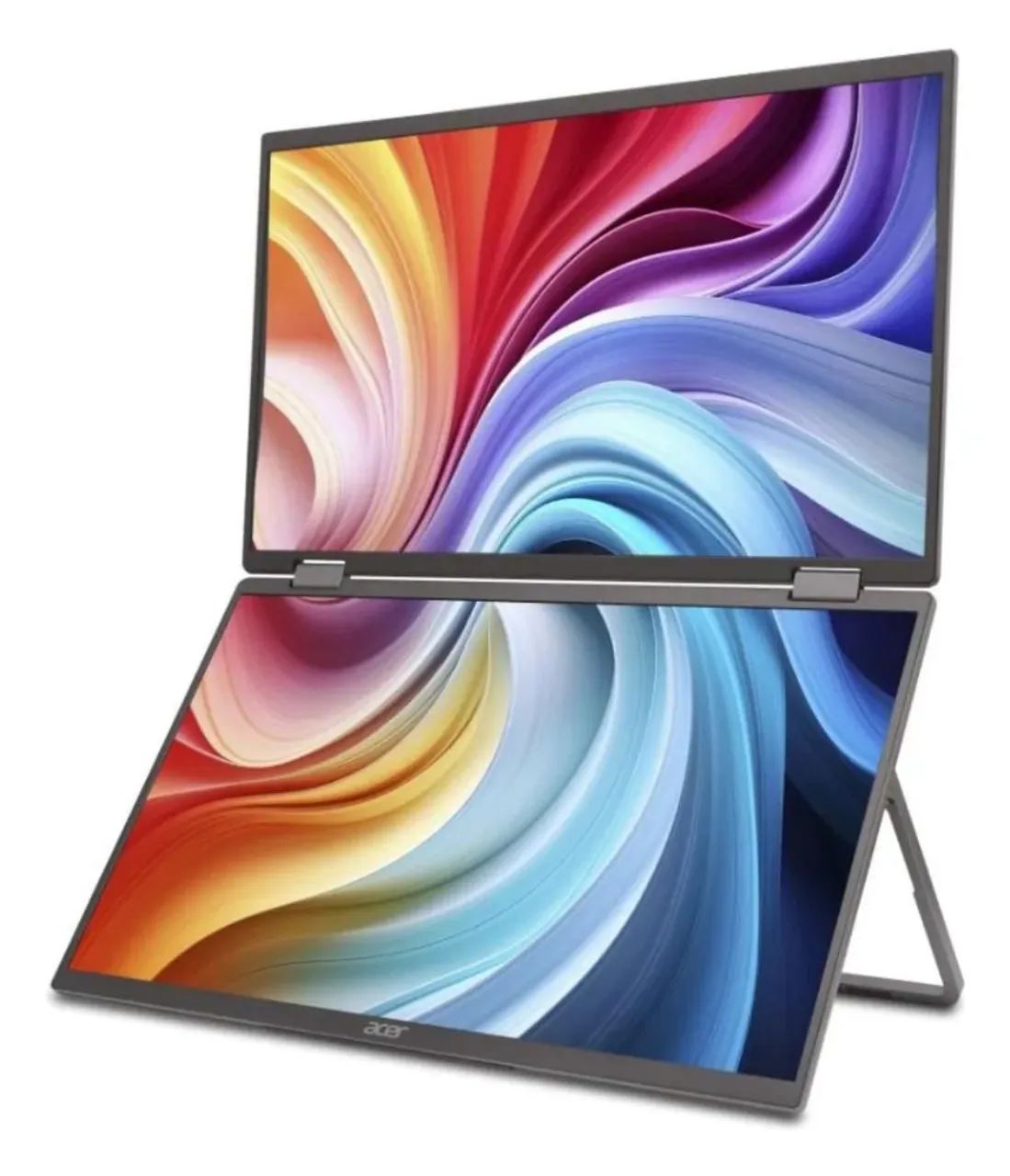 Monitor Portátil Acer 15,6" tela dupla - Novo com Tela Dupla - Foto 4