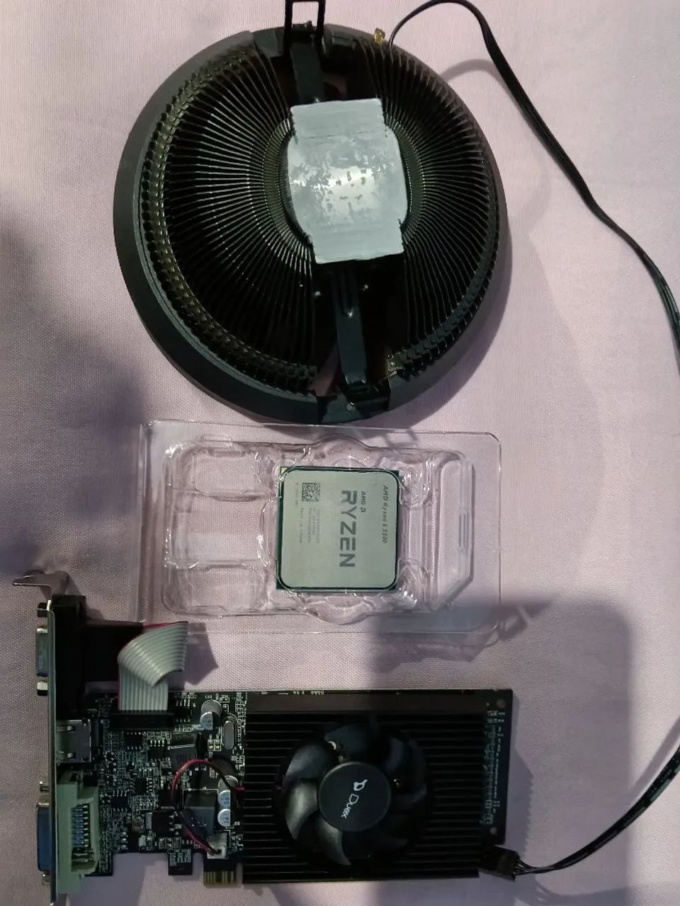 Processador AMD RYZEN 5500 + placa NVidia + Cooler  - Foto 4