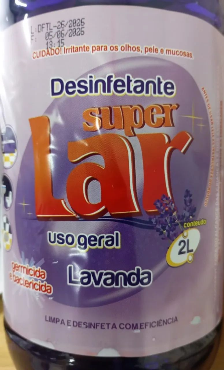 Desinfetante Lavanda Superlar 2L