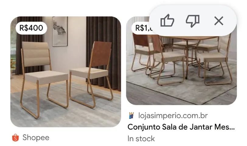 Mesa de jantar 6 cadeiras semi nova - Foto 4