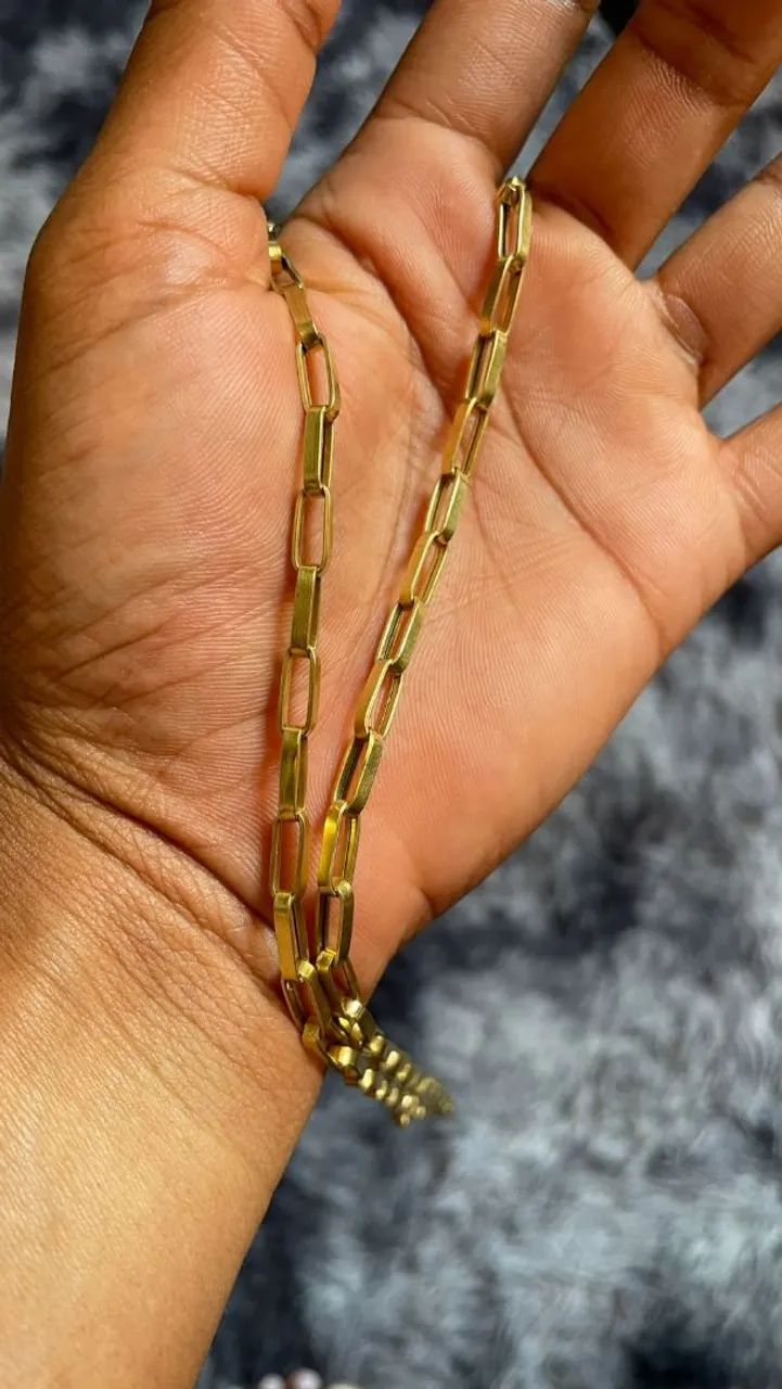 Corrente de ouro 18k 14.7 gramas 65 cm - Foto 4