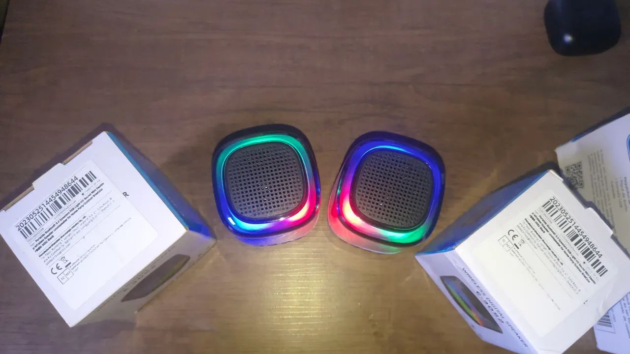 Par de Caixinhas de Som Bluetooth E-3052 - Foto 3